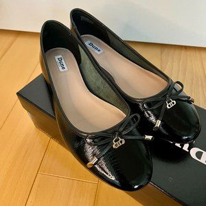 Dune London Black Ballerina Flats - Brand New